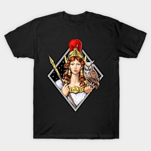 Athena Greek Goddess T-Shirt